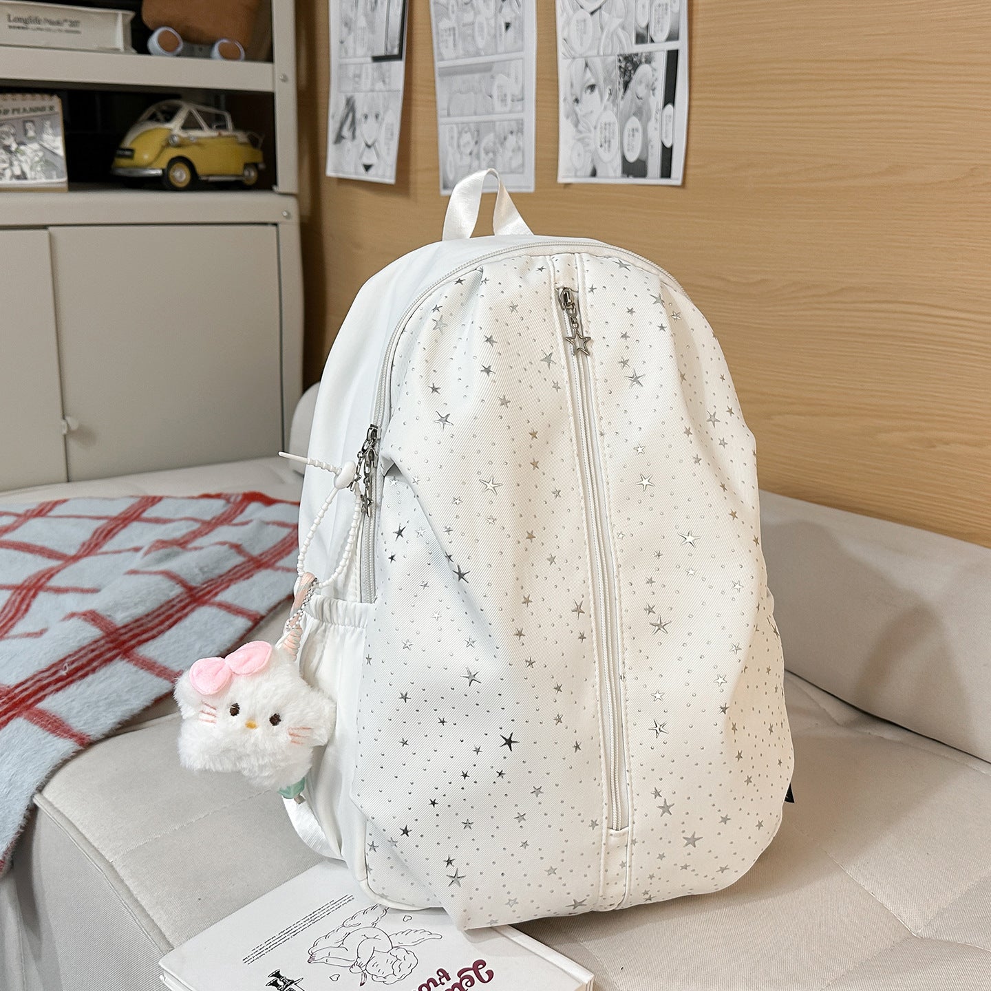 Style Good-looking Fresh Sweet Star Moon Leisure Backpack