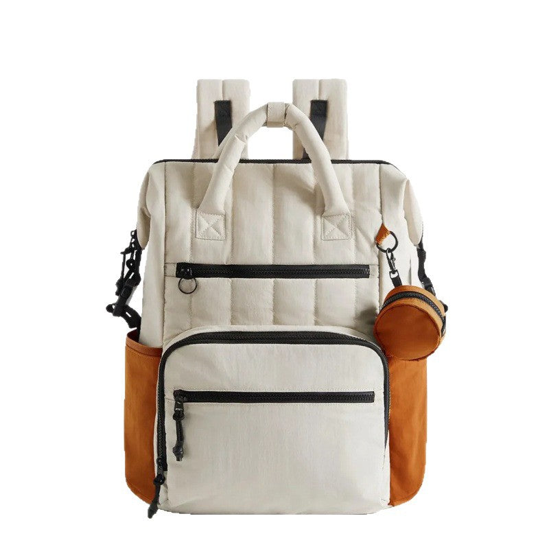 Striped Mummy Waterproof Large Capacity Fashion Backpacks