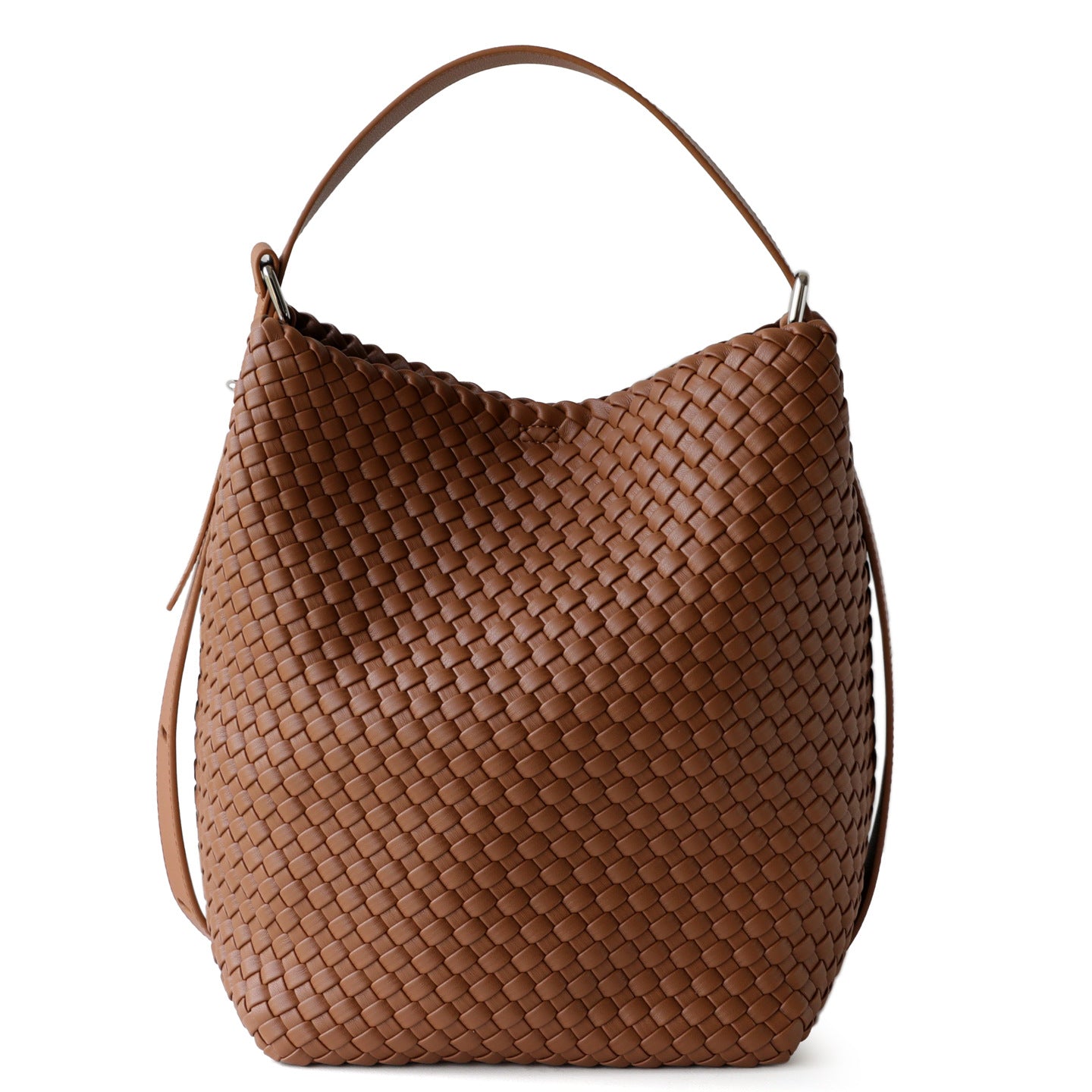 Simple Niche Hand-woven Loose Commuter Large Bucket Bag