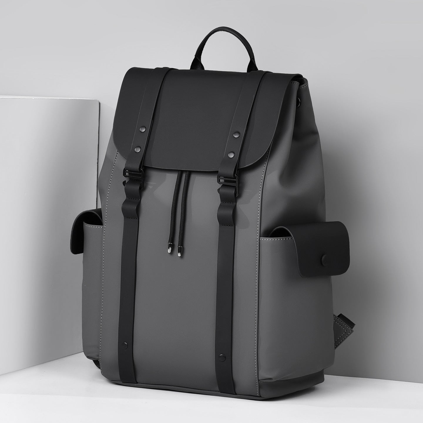 Men's Business Large Capacity Trendy Flip Commuter Leisure Backpack