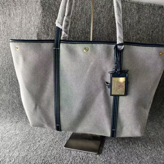 Ralph Canvas Leather Large Fashion Temperament Tote Bag