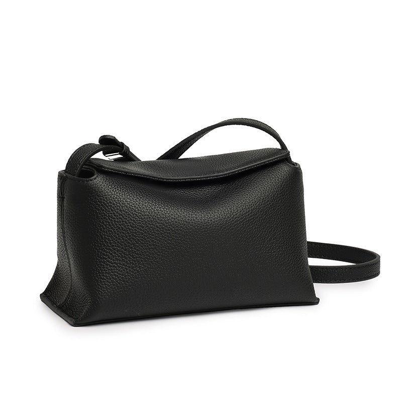 Genuine Leather Female Niche First Layer Cowhide Pillow Women's Messenger Bag