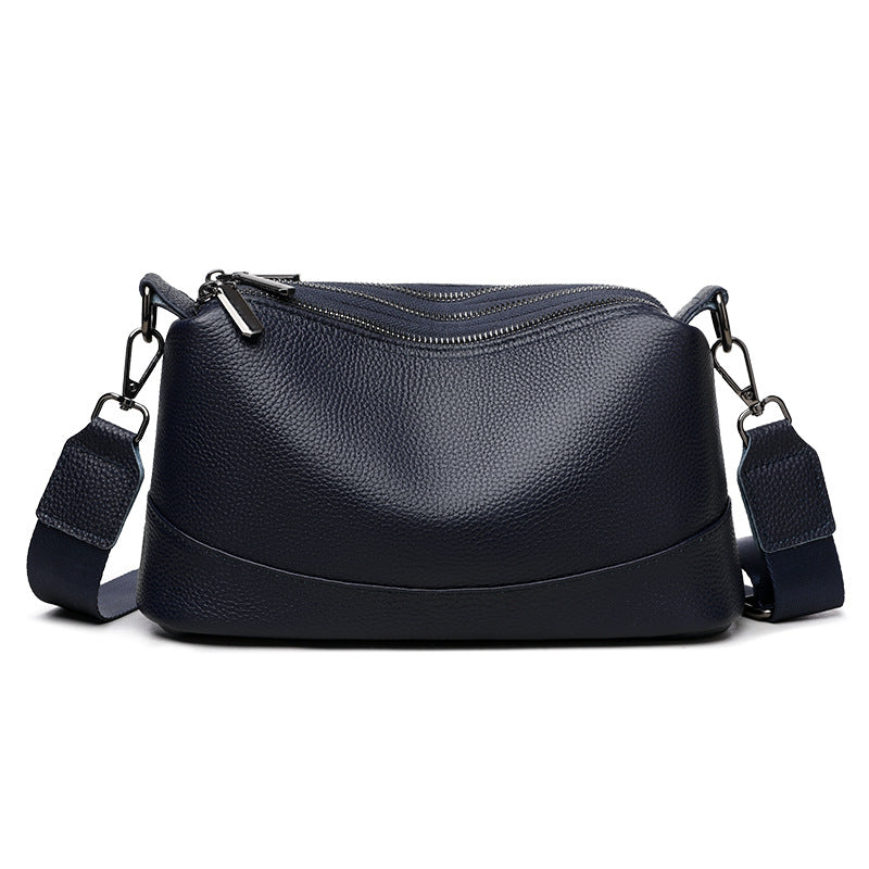 Women's Leather Fashionable Versatile Cowhide For Simple Shoulder Bags