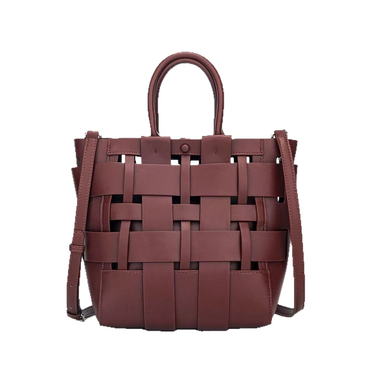 Design Portable Large Capacity Woven Fashion Women's Handbag