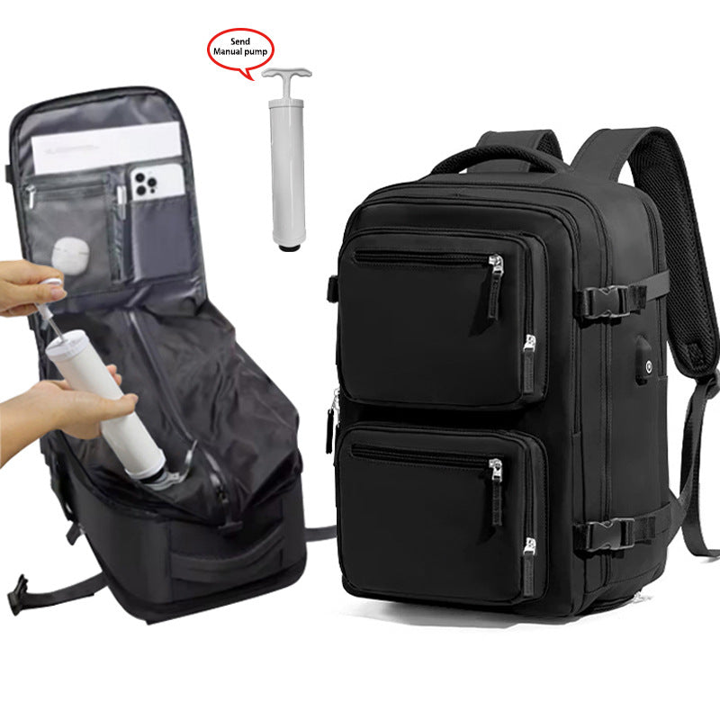Large Capacity With Vacuum Storage Layer Commuter Leisure Backpack