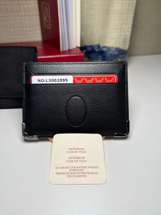 First Layer Cowhide Simple Genuine Leather Card Holder
