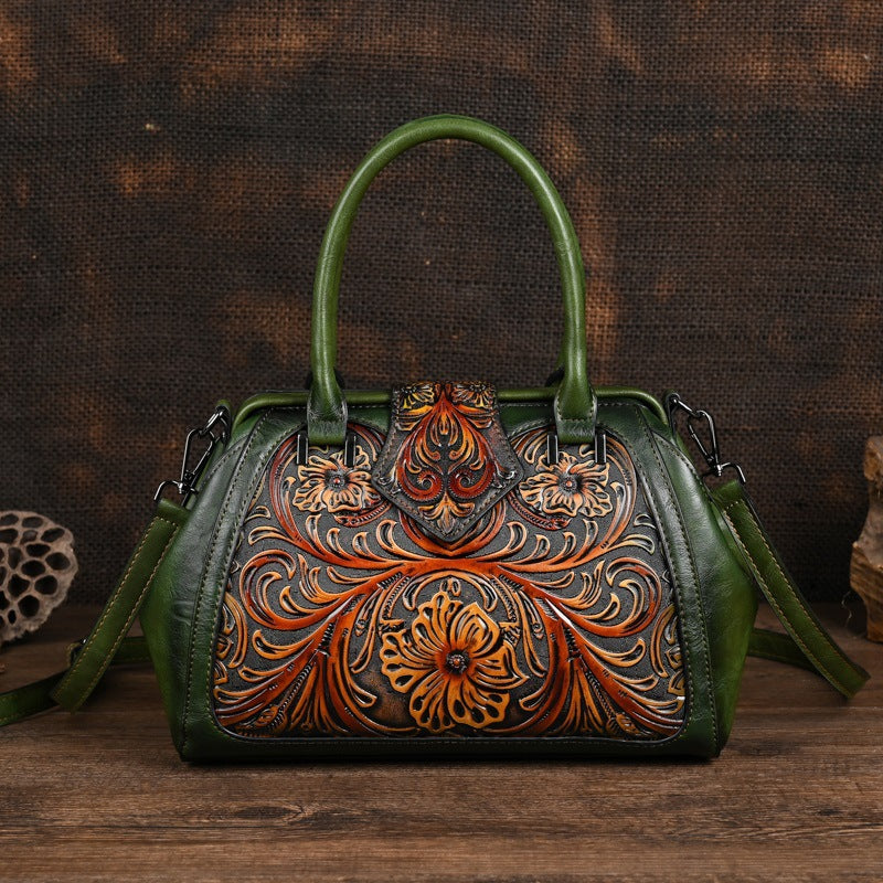 Retro Rub Colored Totem Series Optional Women's Shoulder Bag