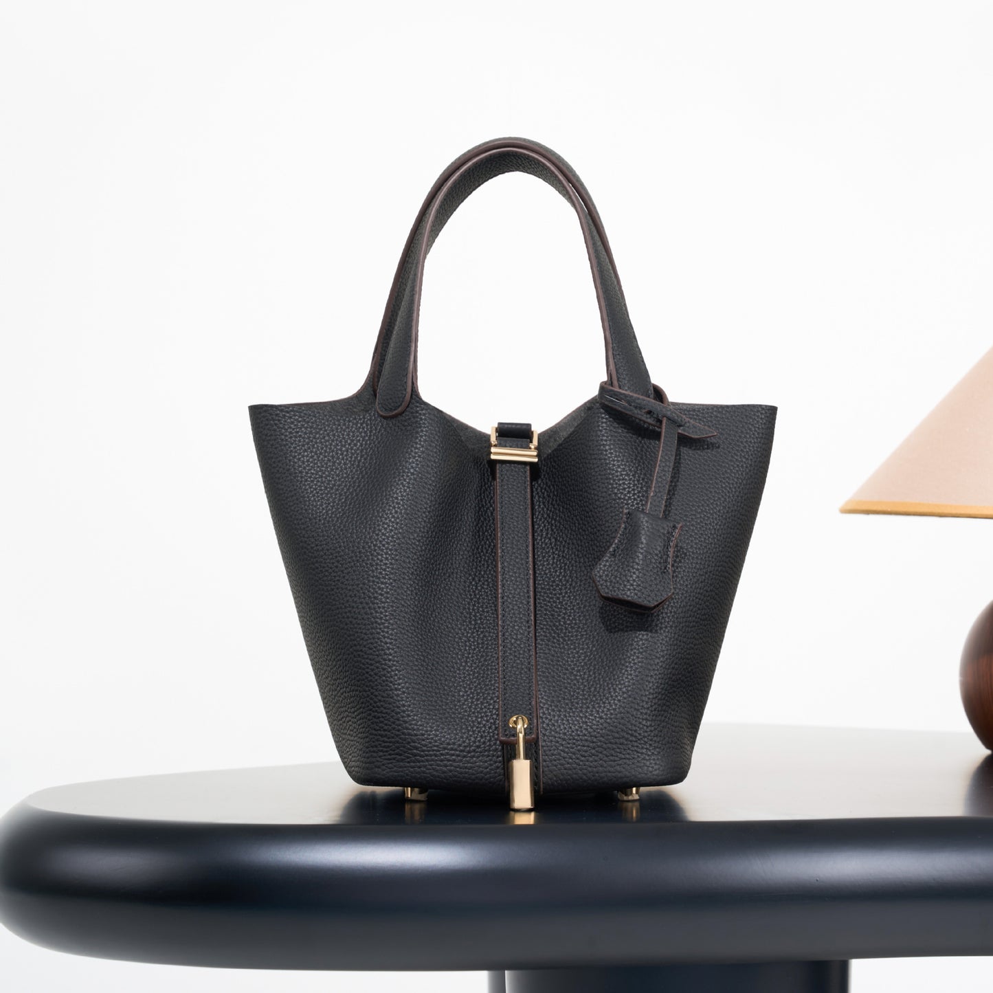 Classic First Layer Cowhide Vegetable Basket Light Luxury High-grade Genuine Women's Messenger Bag