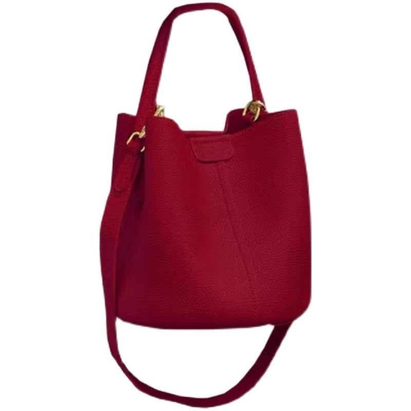Women's Red High-grade Large Capacity Bridal Wedding Women's Handbag