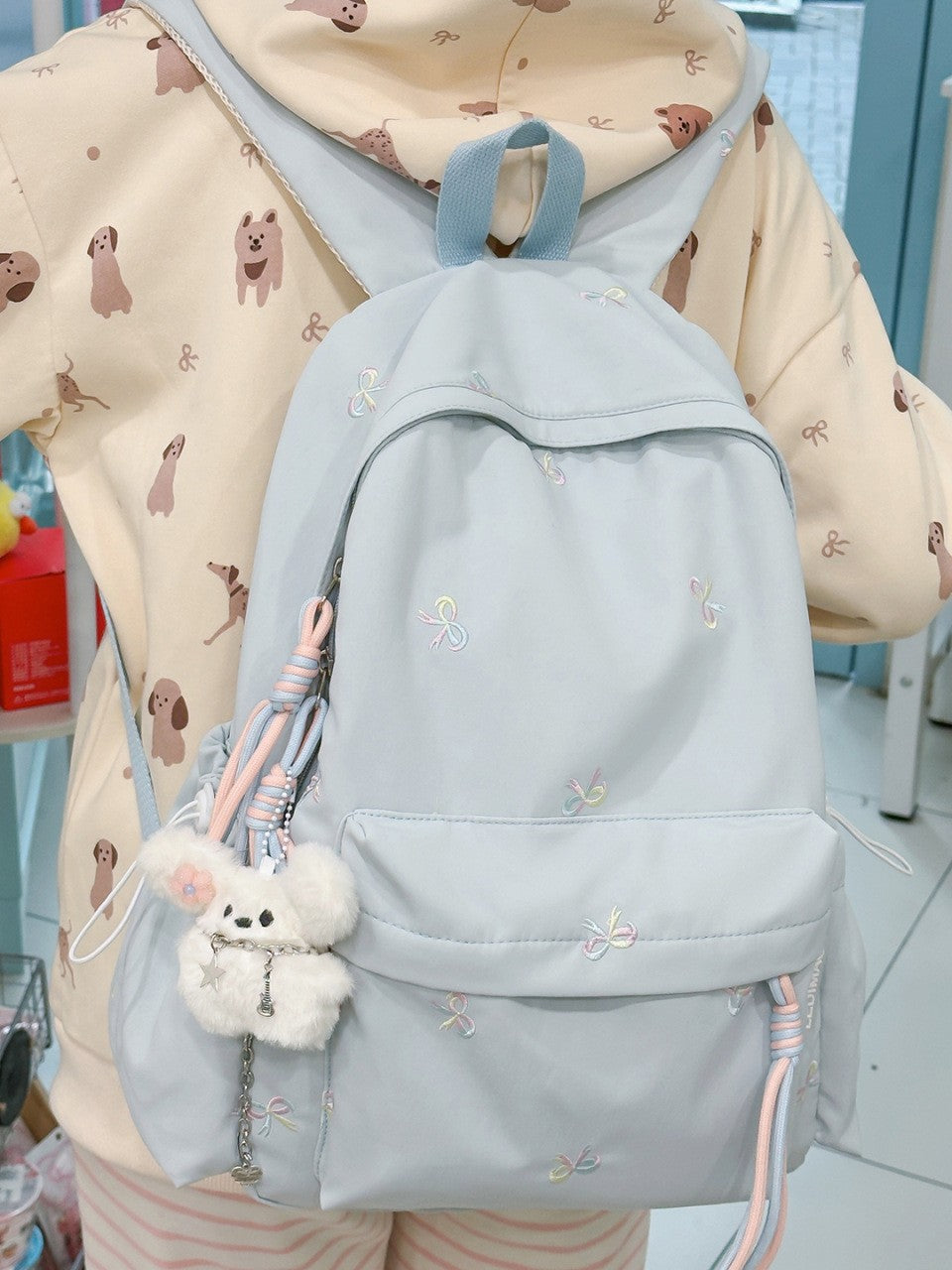 Good-looking Simple Cute Bow For Sweet Backpacks