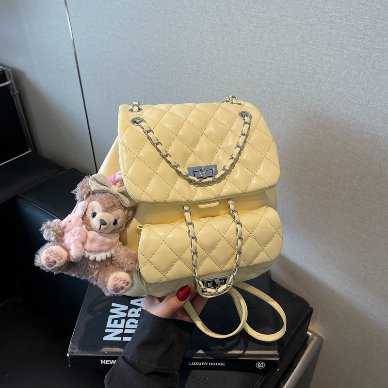 Classic Style Embroidery Thread Female Summer High Sense Large Capacity Women's Backpack