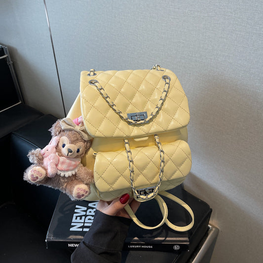 Classic Style Embroidery Thread Female Summer High Sense Large Capacity Women's Backpack