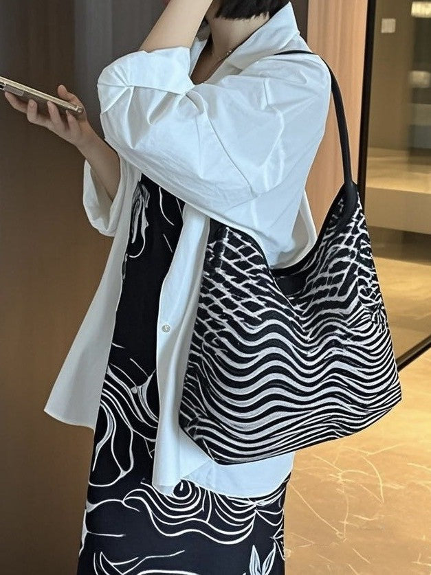 Large Foldable Presbyopic Portable Shopping Capacity Handbags