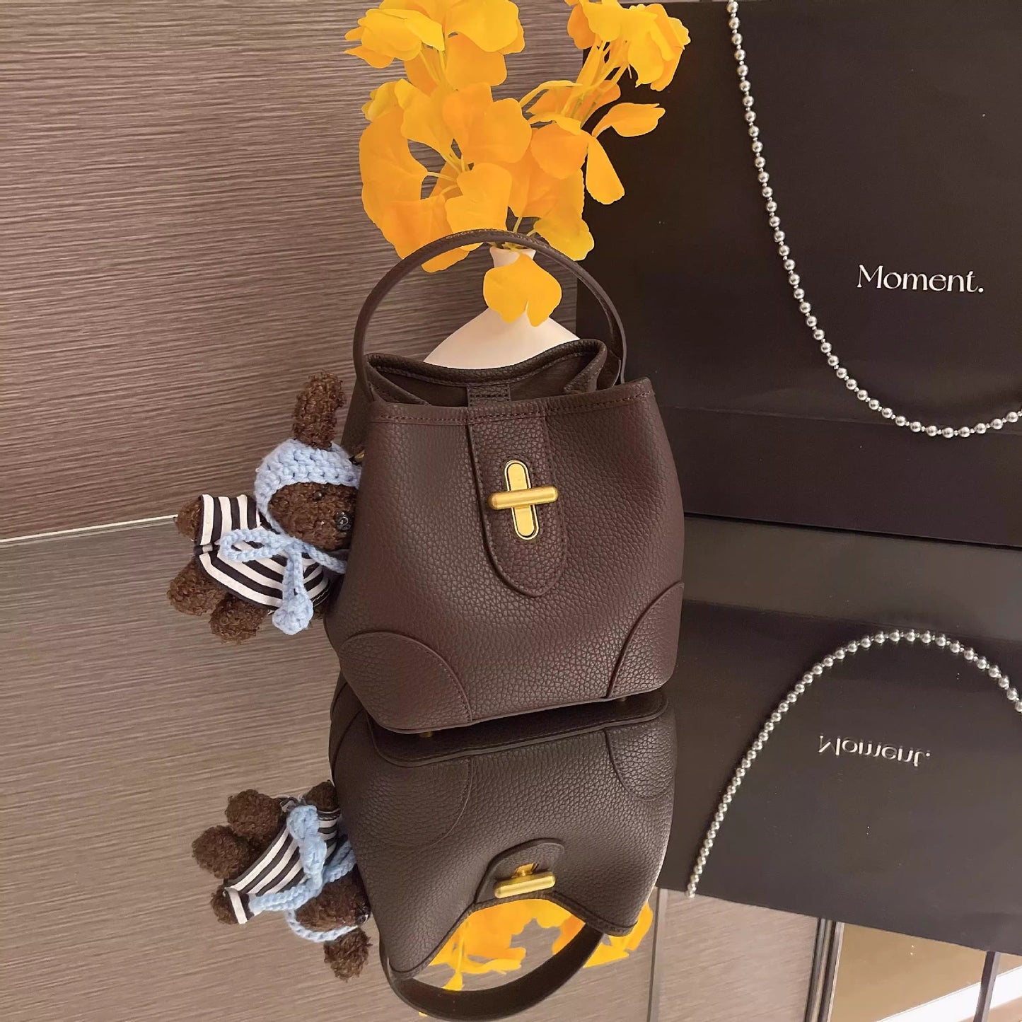 Women's Genuine Leather Birthday Gift Niche Trendy High Women's Shoulder Bag