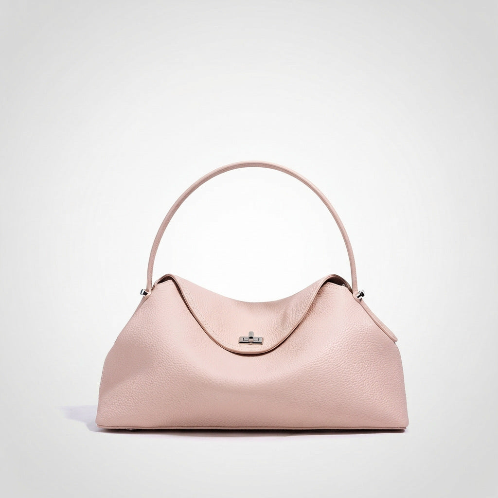Women's Genuine Leather Simple Large Capacity High-grade First Layer Handbags