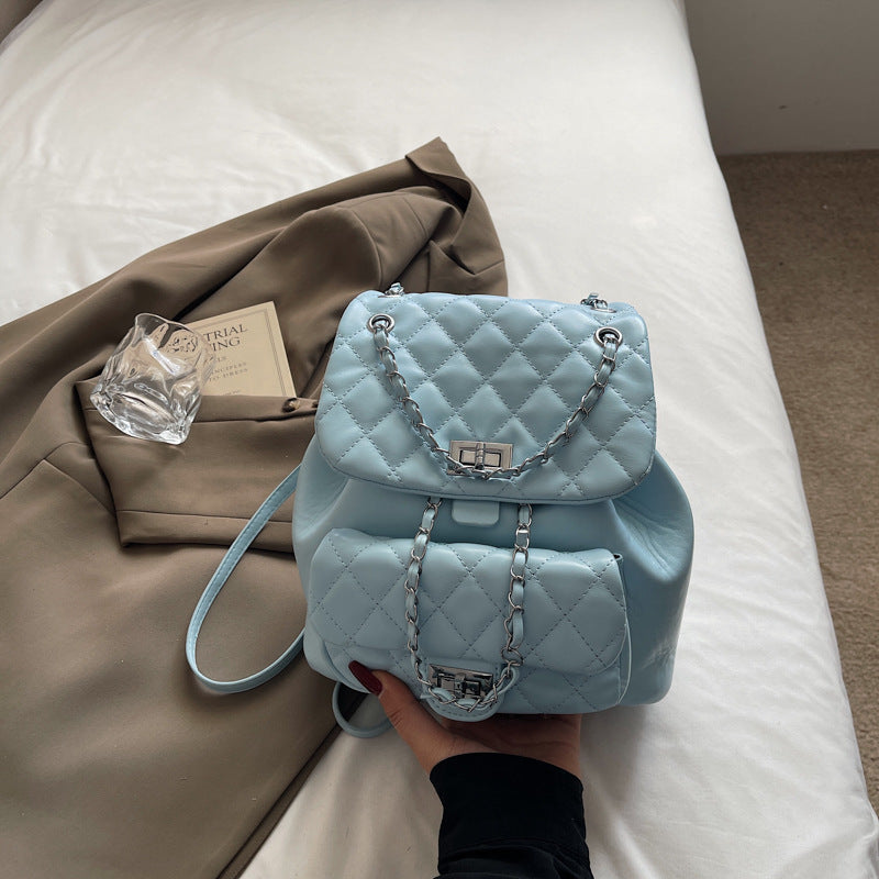 Classic Style Embroidery Thread Female Summer High Sense Large Capacity Women's Backpack