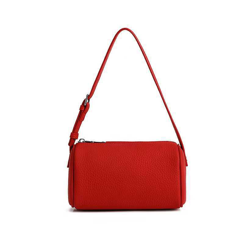 Women's Fashion Leather Pencil Design High-grade Cylinder Women's Messenger Bag