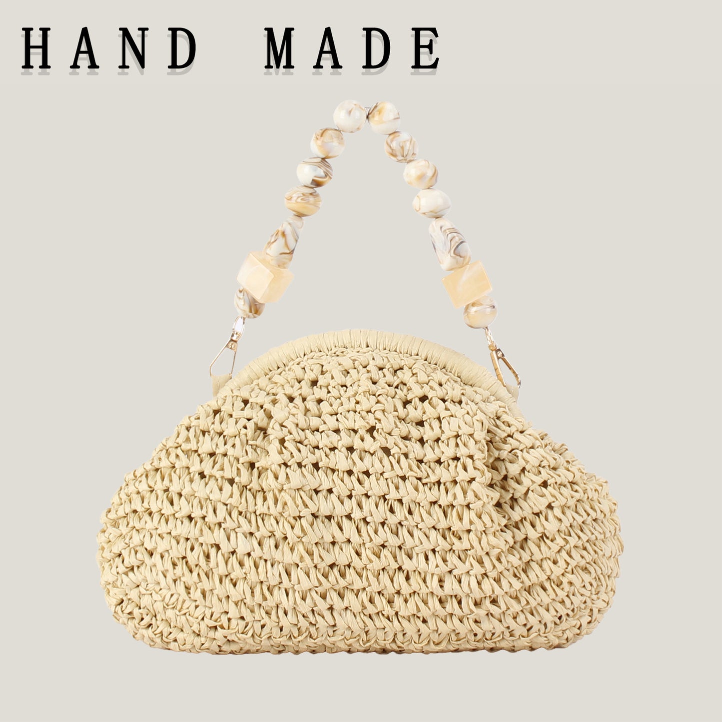 Women's Simple Woven Seaside Vacation Daily Leisure Women's Handbag