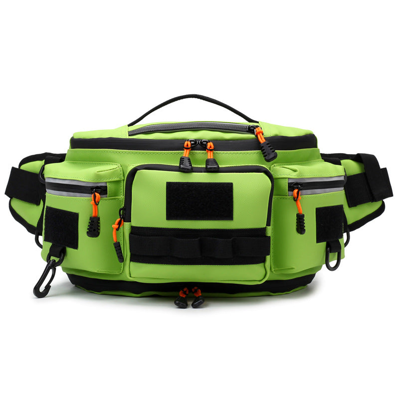 Lure Fishing Cycling Leisure Tourism Multifunctional Large Sport Waist Bag, Accessory Bag