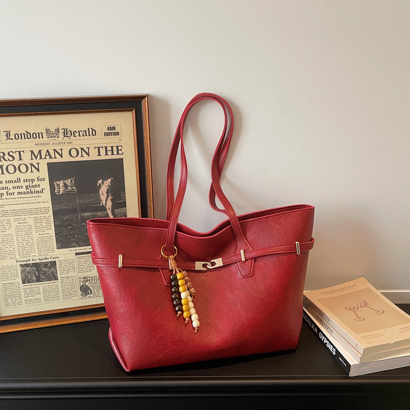 Women's High-grade Large Capacity Fashion Commuter Tote Bag