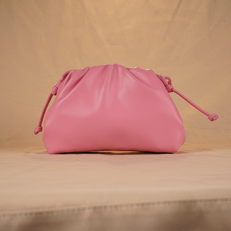 Women's Pleated Dumpling Commuter Solid Color Simple Bags