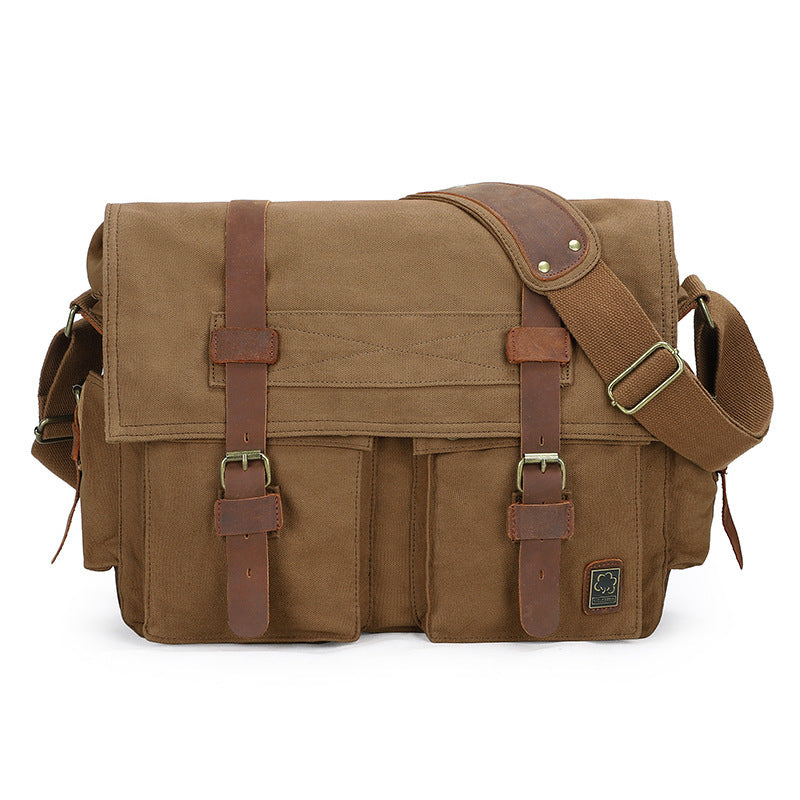 Men's Retro For Postman Fashionable Inch Computer Men's Messenger Bag
