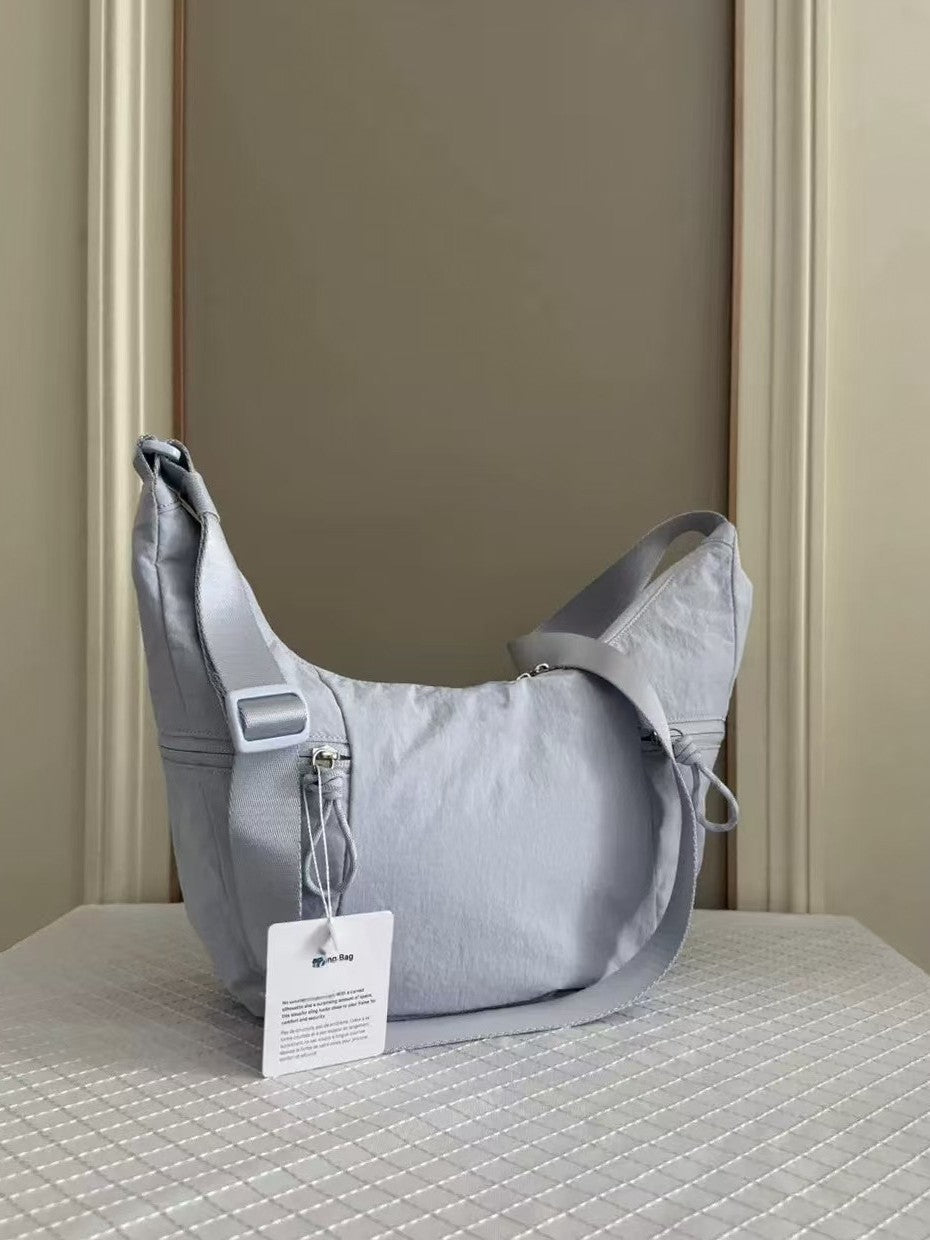 Croissant Underarm Large Capacity Nylon Dumpling Bags