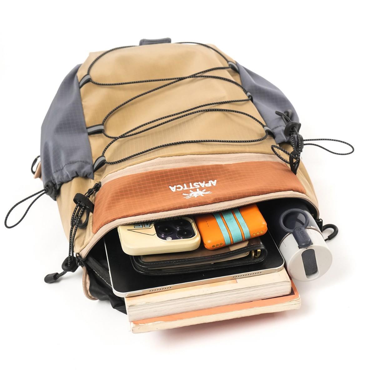Soft Feeling Color Collision Design Hiking Backpacks