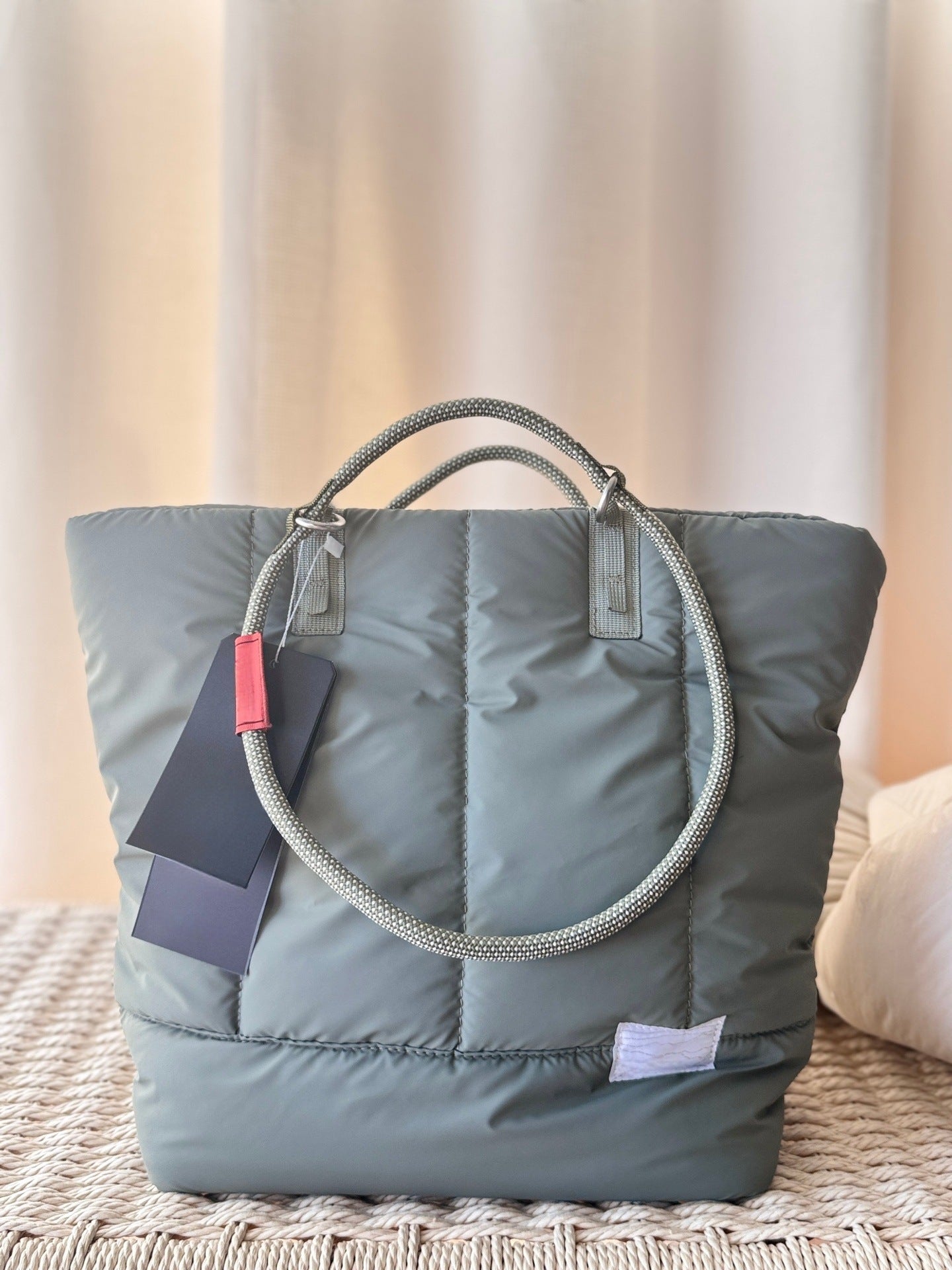 Style Mechanical Large Capacity Commuter Waterproof Cotton Double Tote Bag
