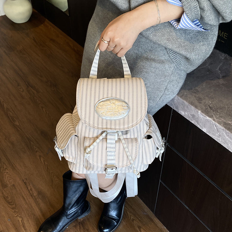 Korean Fashion College Simple Versatile Daily Backpacks