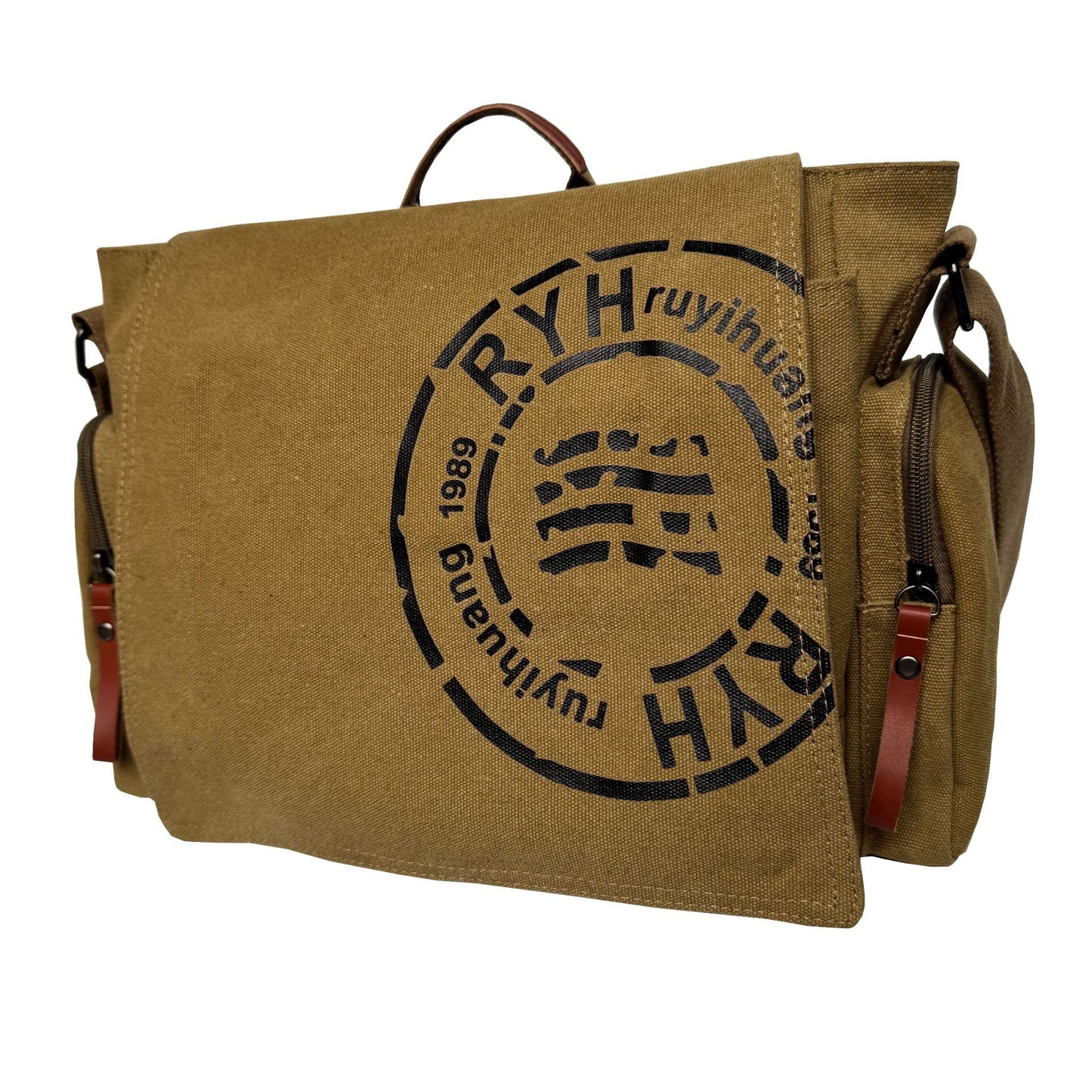 Men's Thick Retro Fashion Business Portable Official Bags