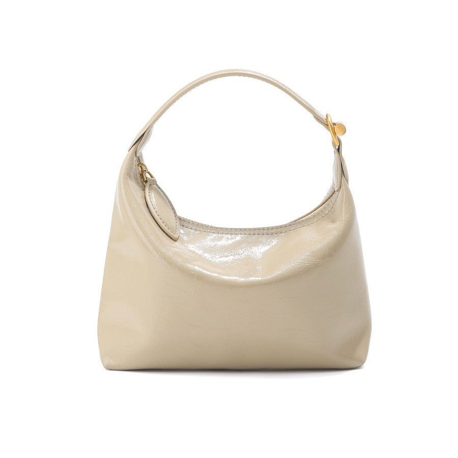 Minority Fashion Early Spring Cowhide Underarm Portable Women's Handbag