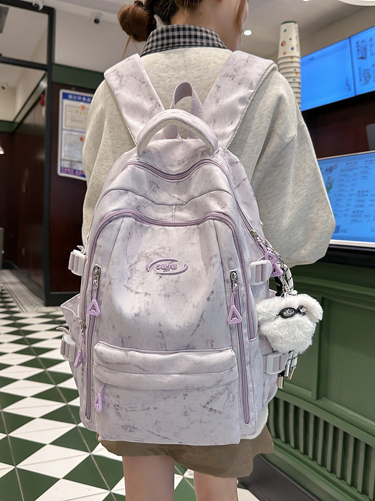Capacity Campus Female Korean Junior High Simple Backpacks