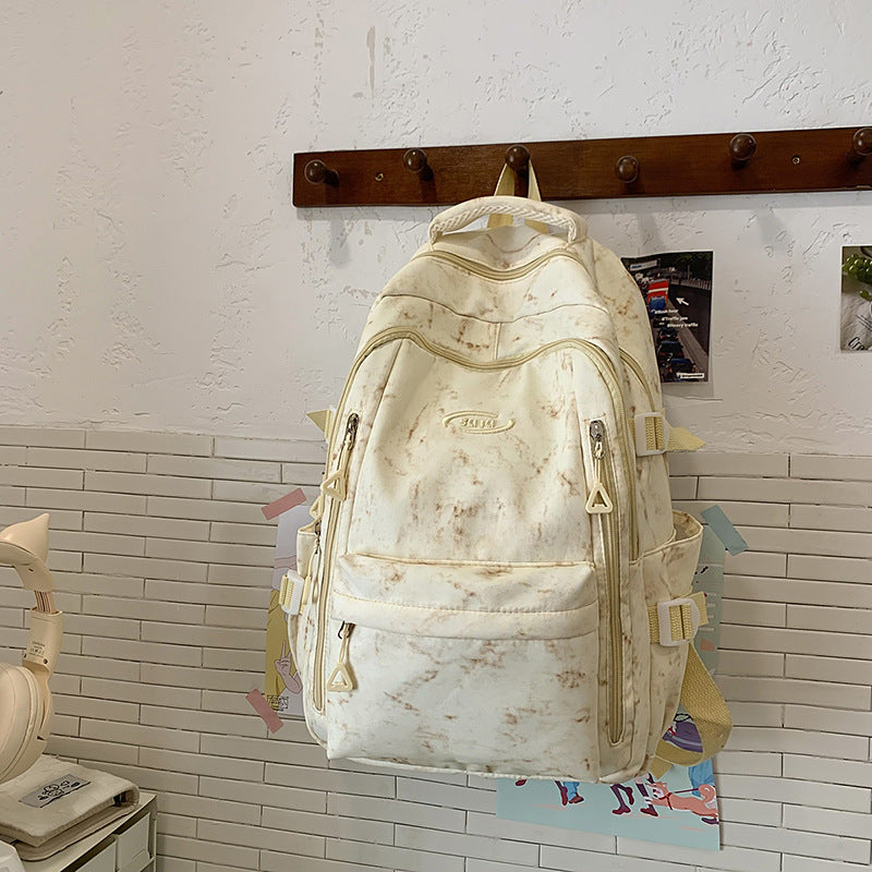 Capacity Campus Female Korean Junior High Simple Backpacks
