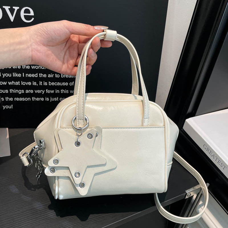 Korean Style Niche Macron Color Lightweight Trendy Shoulder Bags