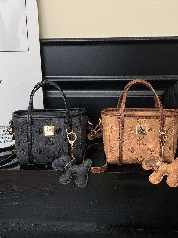 Women's Retro Vegetable Basket Fashionable Commuter Bucket Bag