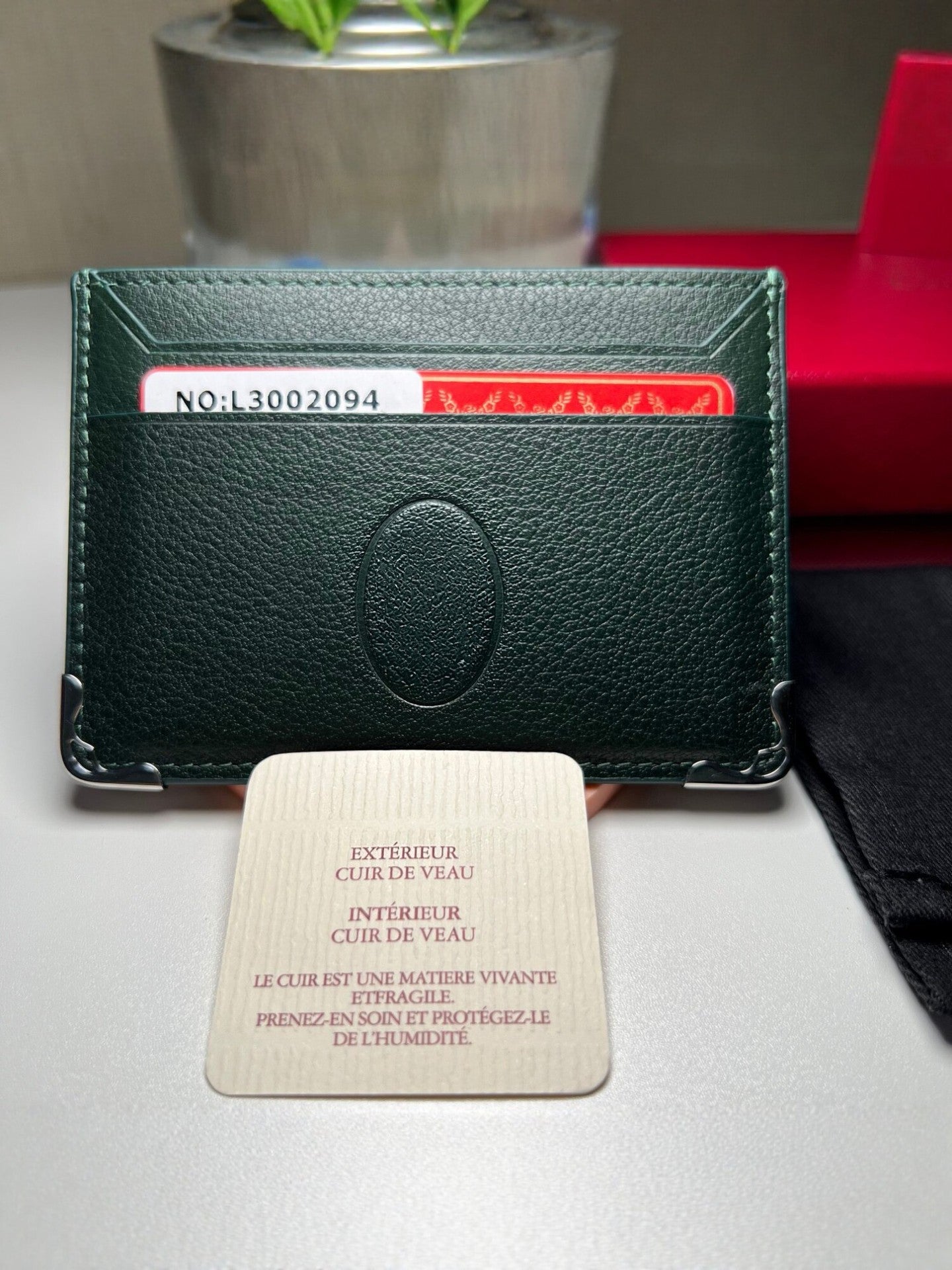 First Layer Cowhide Simple Genuine Leather Card Holder