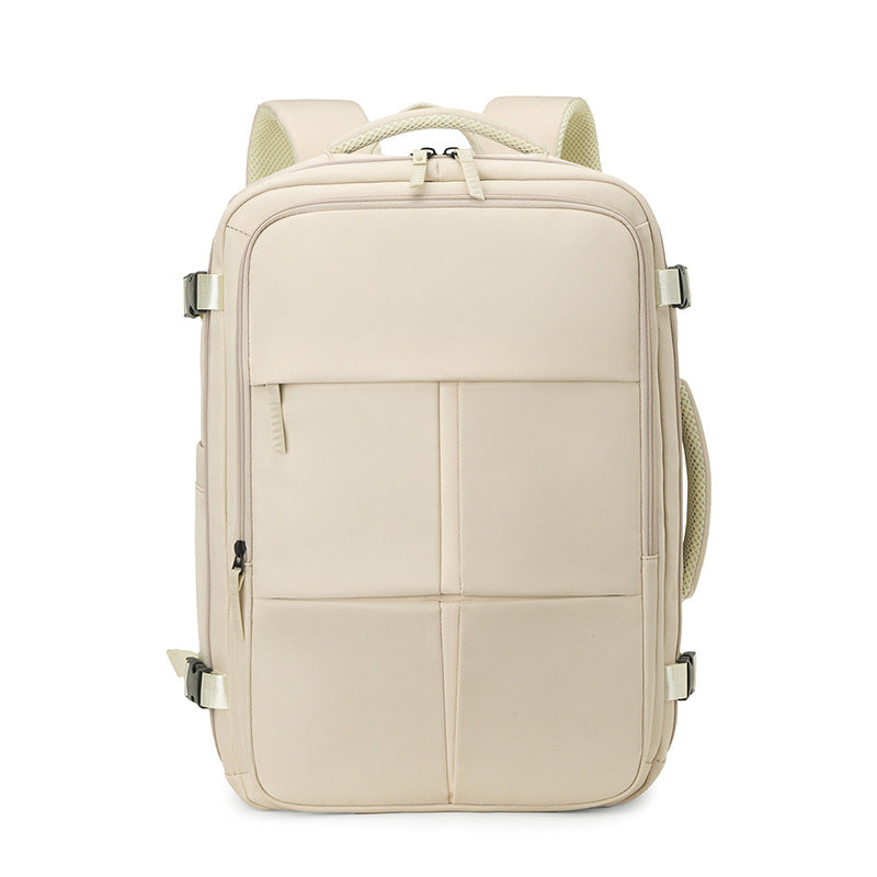Business Elite Style Solid Color Chain Dry Backpacks