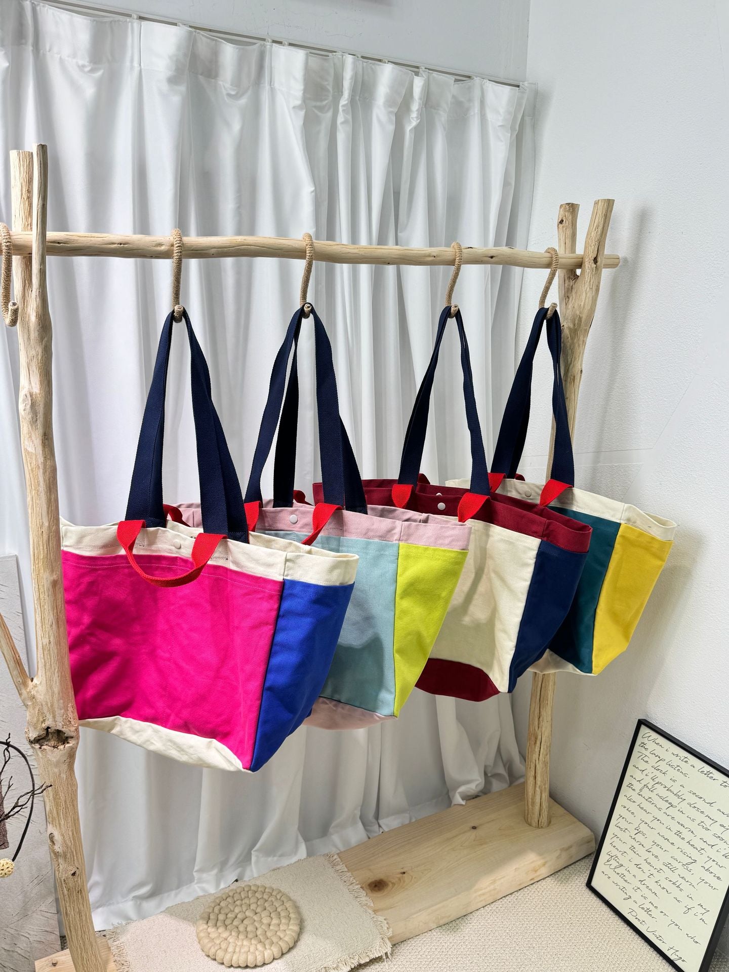 Women's Matching Canvas Large Capacity Commuter Fashion Mummy Fitness Women's Shoulder Bag