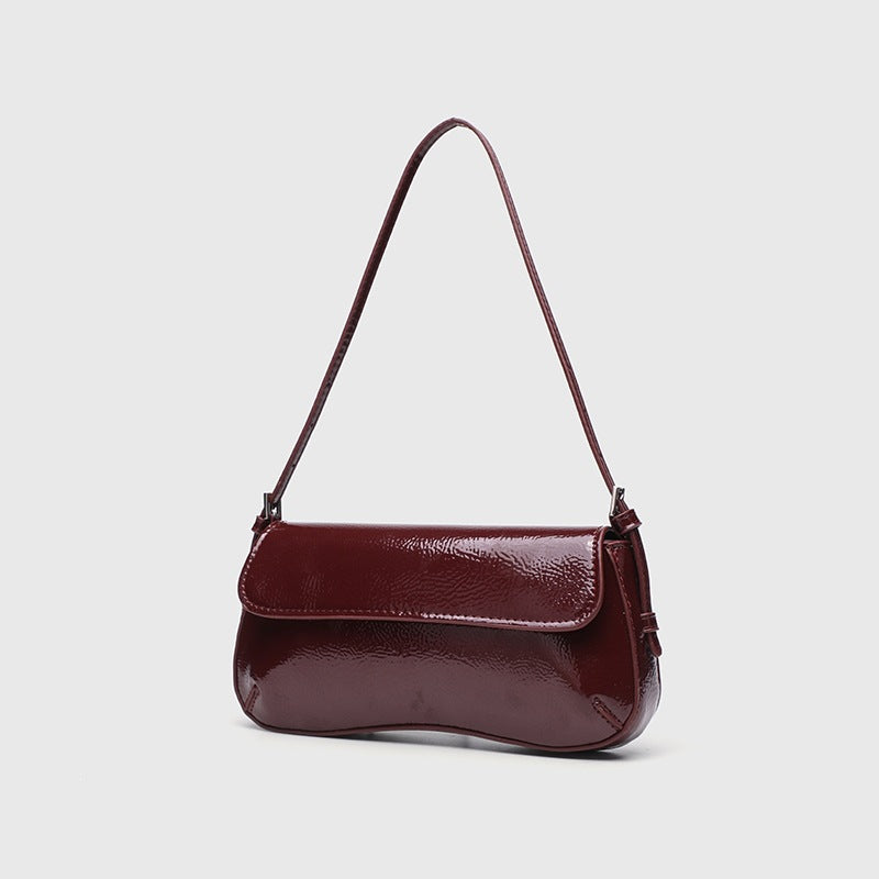 Baguette Spring Idle Style Fashion Simple Commute Flip Underarm Bag