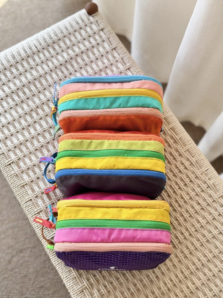 Dopamine Color Matching Alpaca Wash Portable Toiletry Makeup Bag