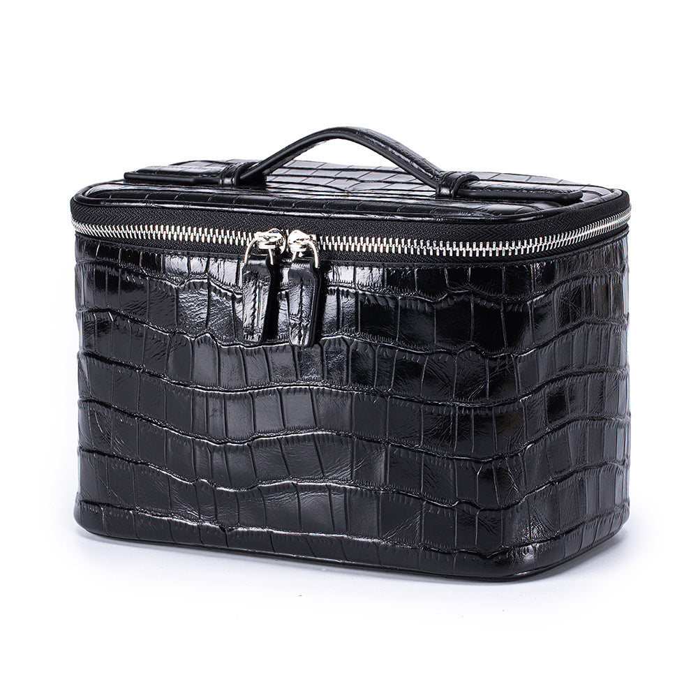 Top Layer Cowhide Large Capacity Partition Storage Female Portable Waterproof Bags