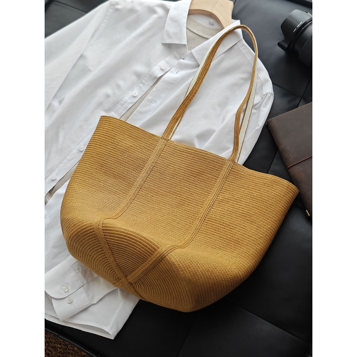 Women's Paper Woven Large Capacity Summer Women's Handbag