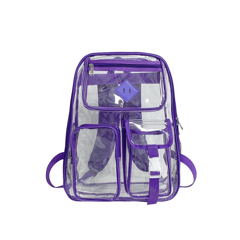 Women's & Men's Transparent Gel Korean Junior High Bags