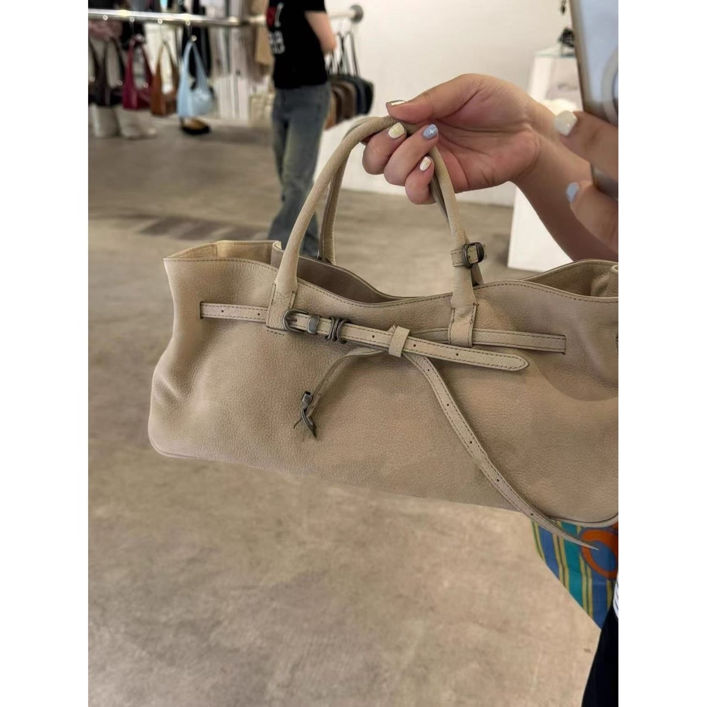 Style Niche Design Baguette Fashion Dark Large Bags