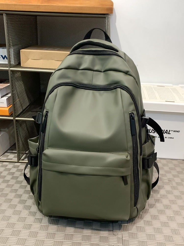 Men's Textured Waterproof Trendy Junior's Female College Women's Backpack
