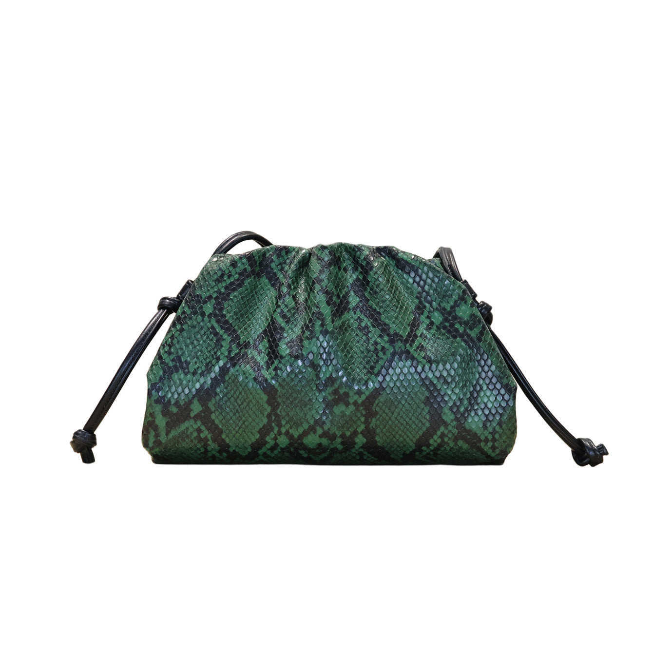 Beautiful Unique Women's Snakeskin Pattern Clip Women's Shoulder Bag