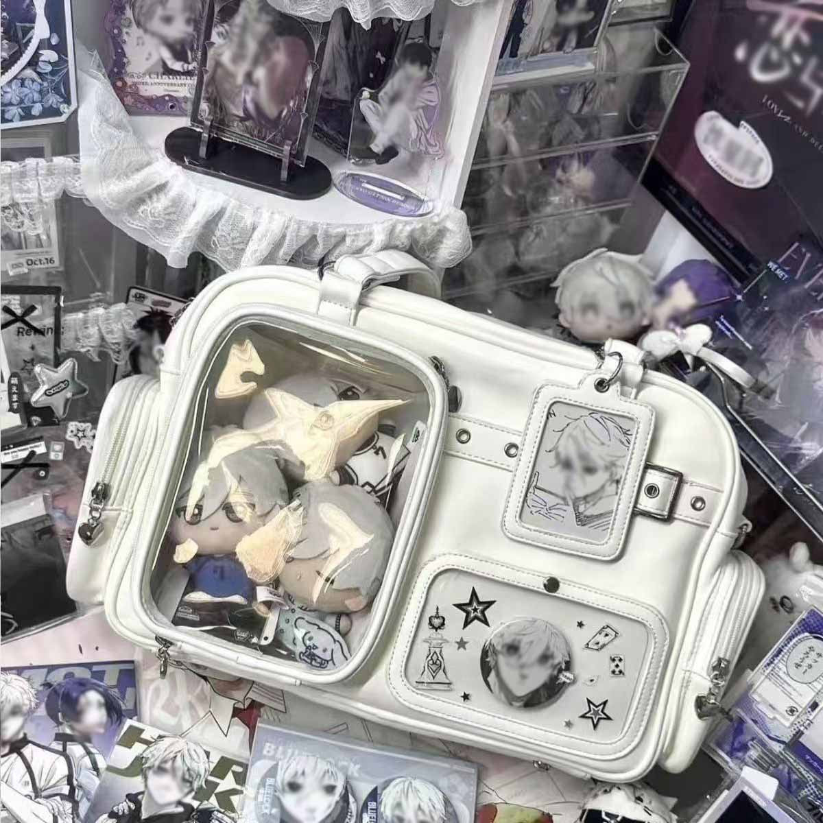 Capacity Star Chasing Doll Two Shoulders Backpacks