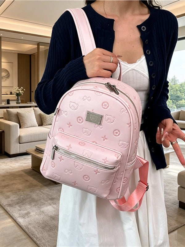 Women's Fashion One Popular Design Cute Embossed Women's Backpack