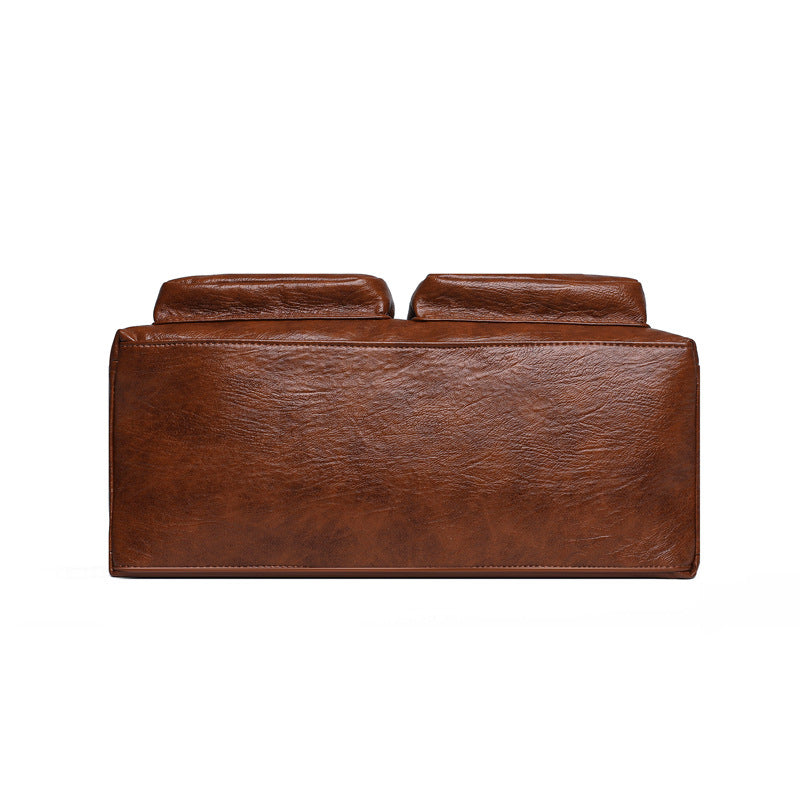 Women's Retro Trendy Mother Solid Color Bags